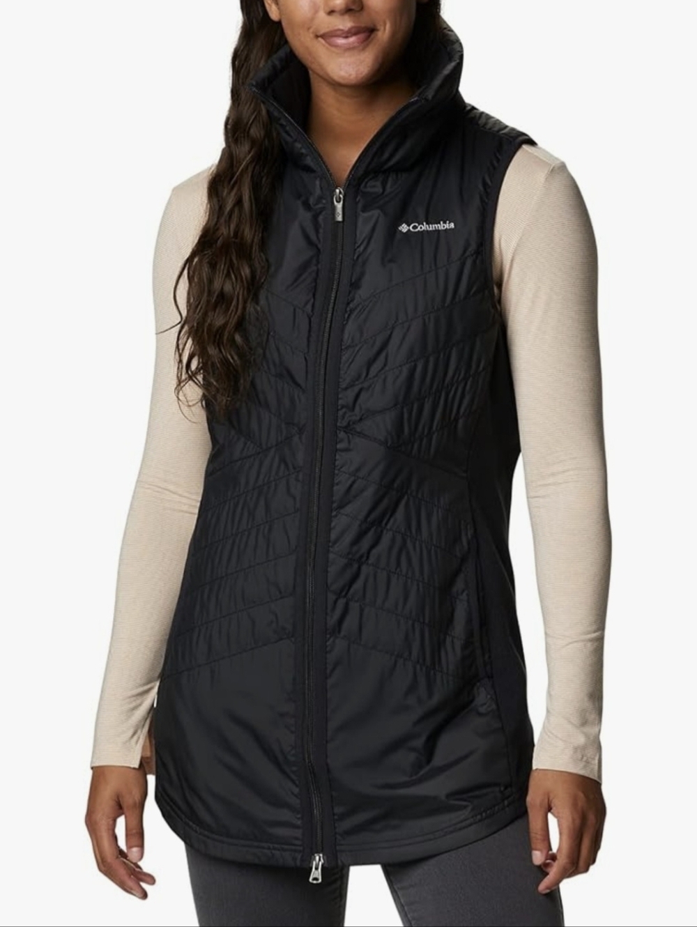 Columbia Womens Mix It Around Long Vest Size L